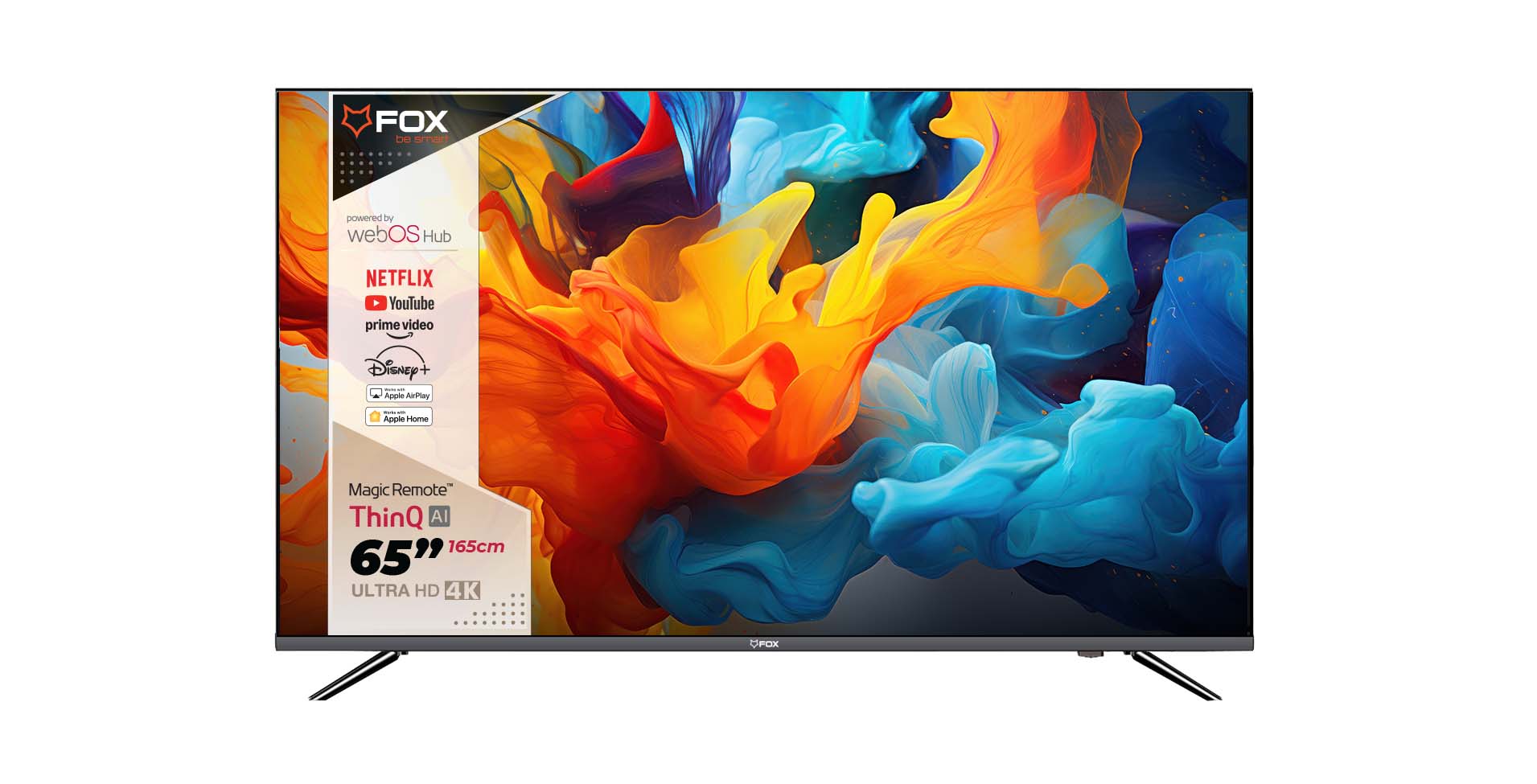 SMART LED TV 65WOS640E powered by WebOS